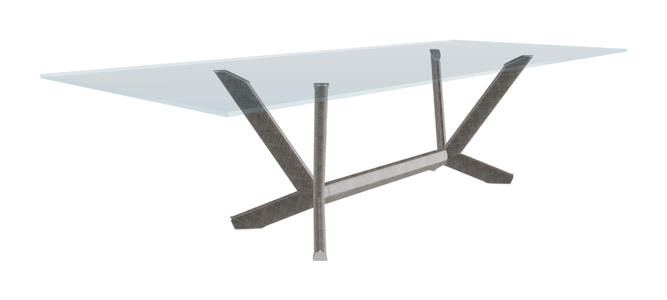 Cattelan Italia Planer Glass Dining Table