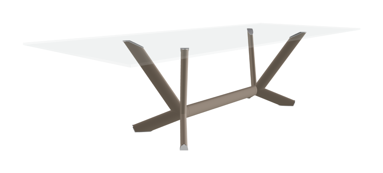 Cattelan Italia Planer Glass Dining Table