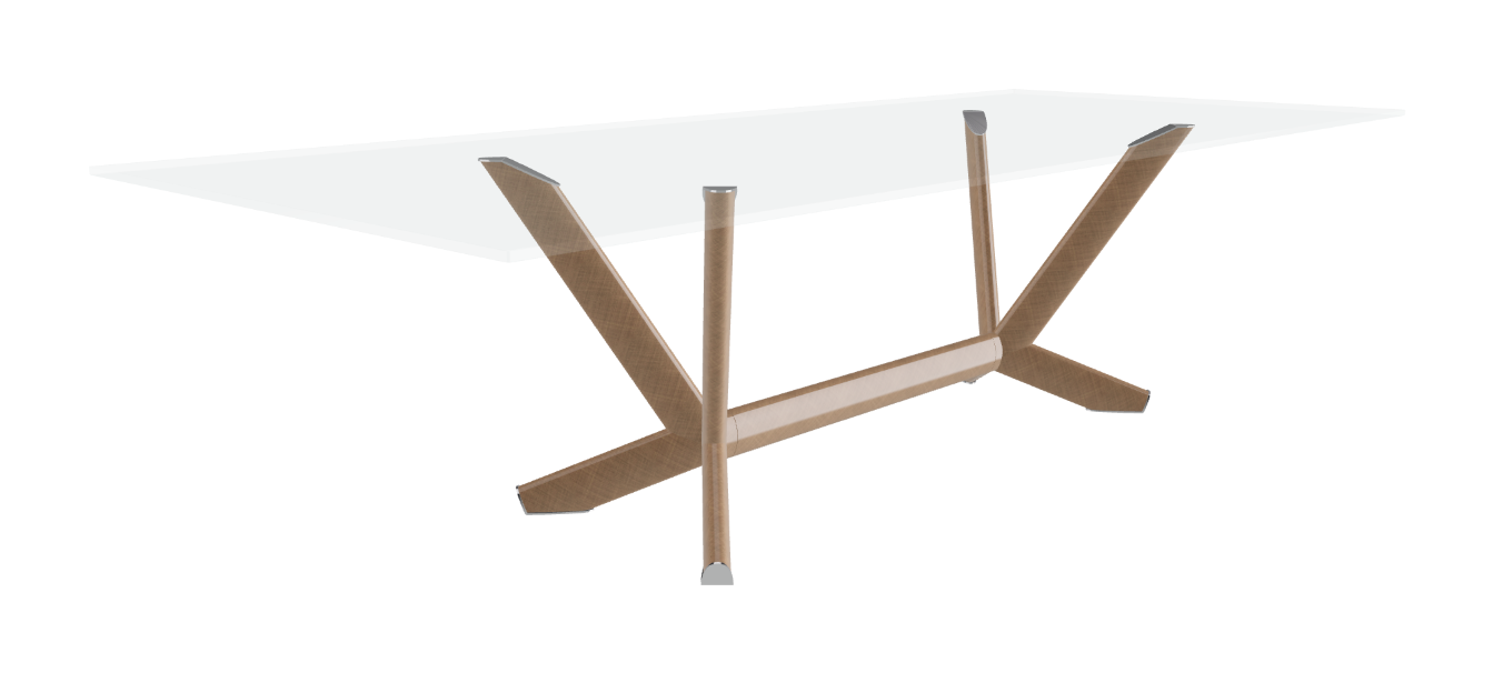 Cattelan Italia Planer Glass Dining Table