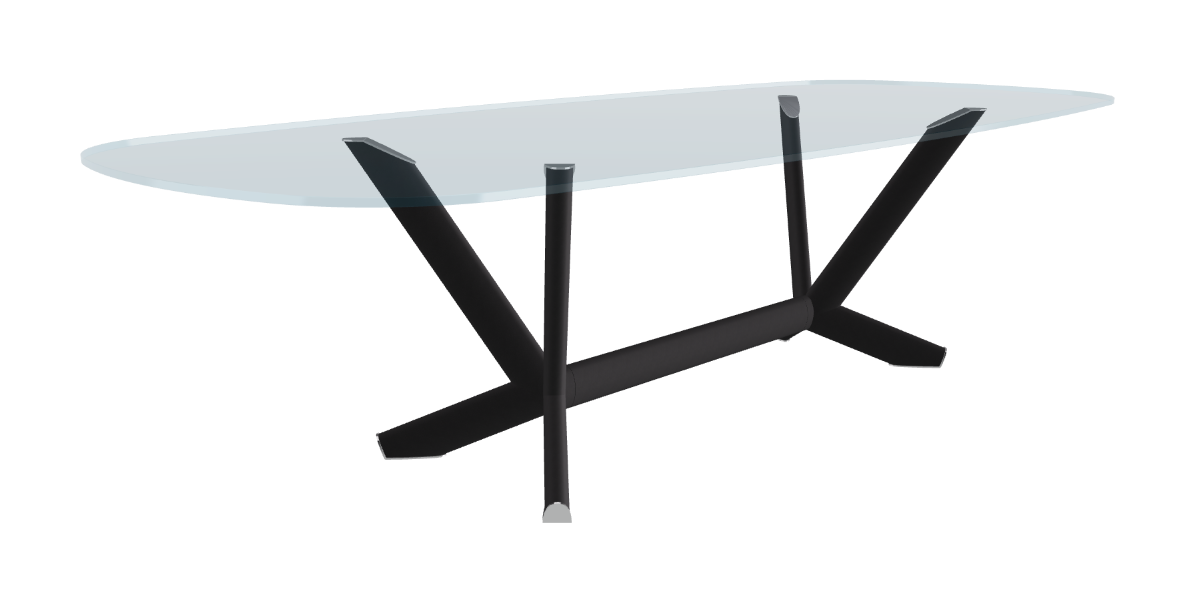 Cattelan Italia Planer Glass Dining Table
