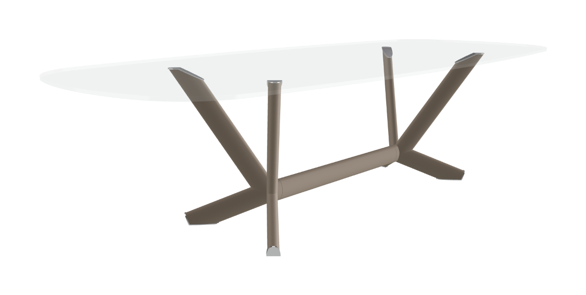 Cattelan Italia Planer Glass Dining Table