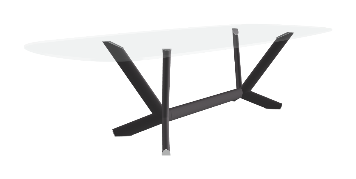 Cattelan Italia Planer Glass Dining Table