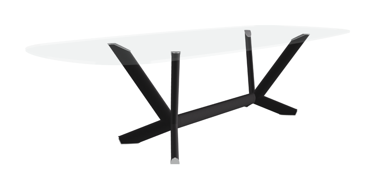 Cattelan Italia Planer Glass Dining Table
