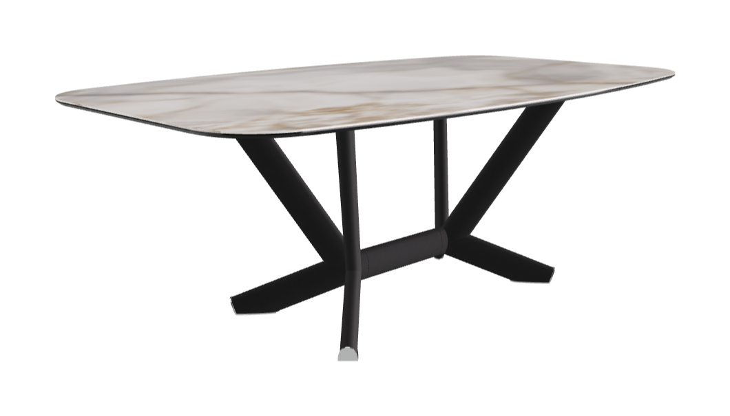 Cattelan Italia Planer Keramik Barrel Shaped Dining Table 200 & 240