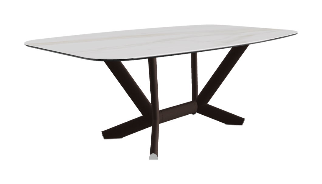 Cattelan Italia Planer Keramik Barrel Shaped Dining Table 200 & 240