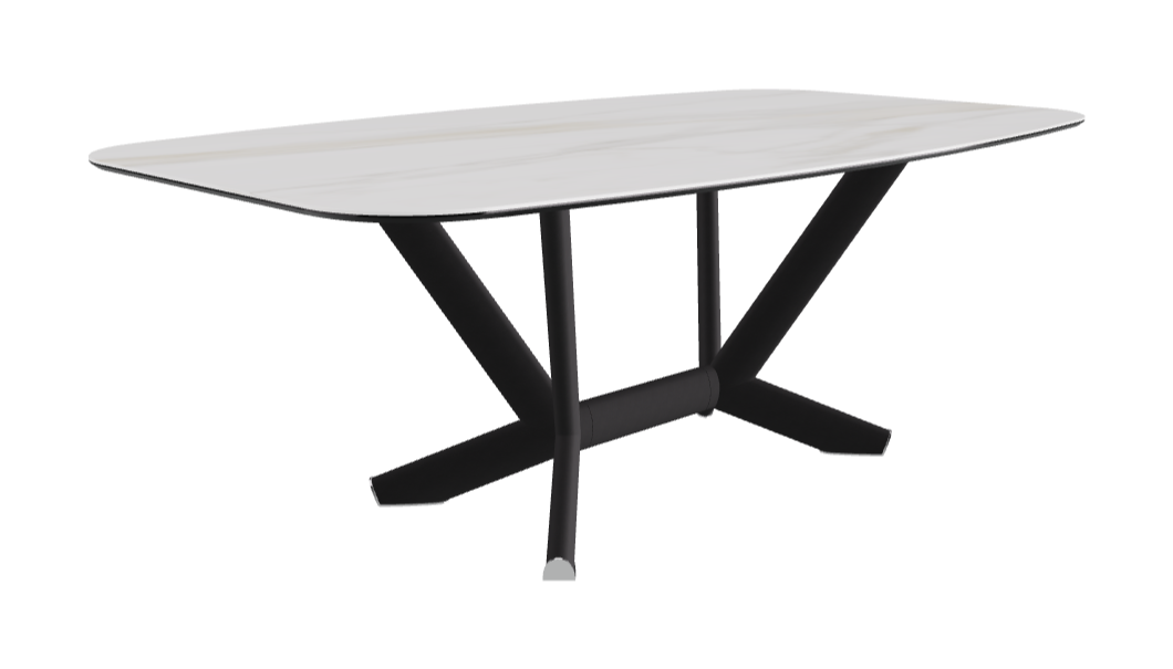 Cattelan Italia Planer Keramik Barrel Shaped Dining Table 200 & 240