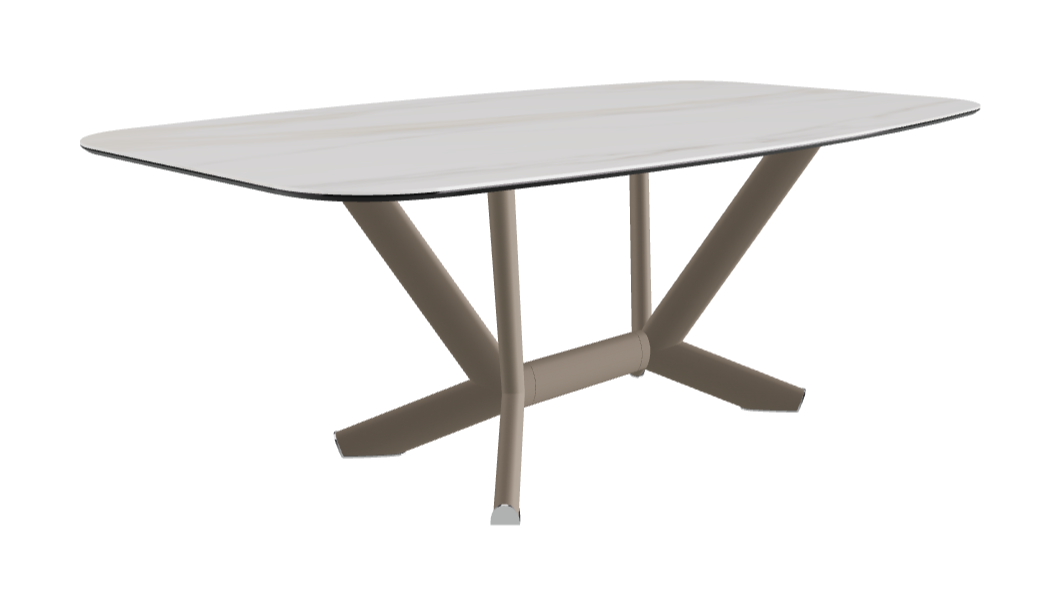 Cattelan Italia Planer Keramik Barrel Shaped Dining Table 200 & 240