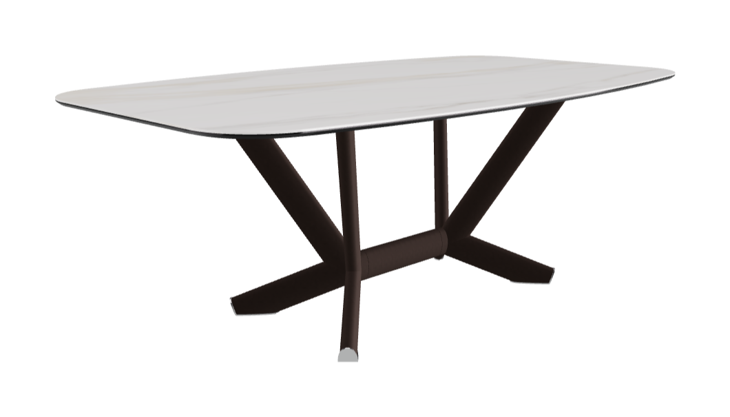 Cattelan Italia Planer Keramik Barrel Shaped Dining Table 200 & 240