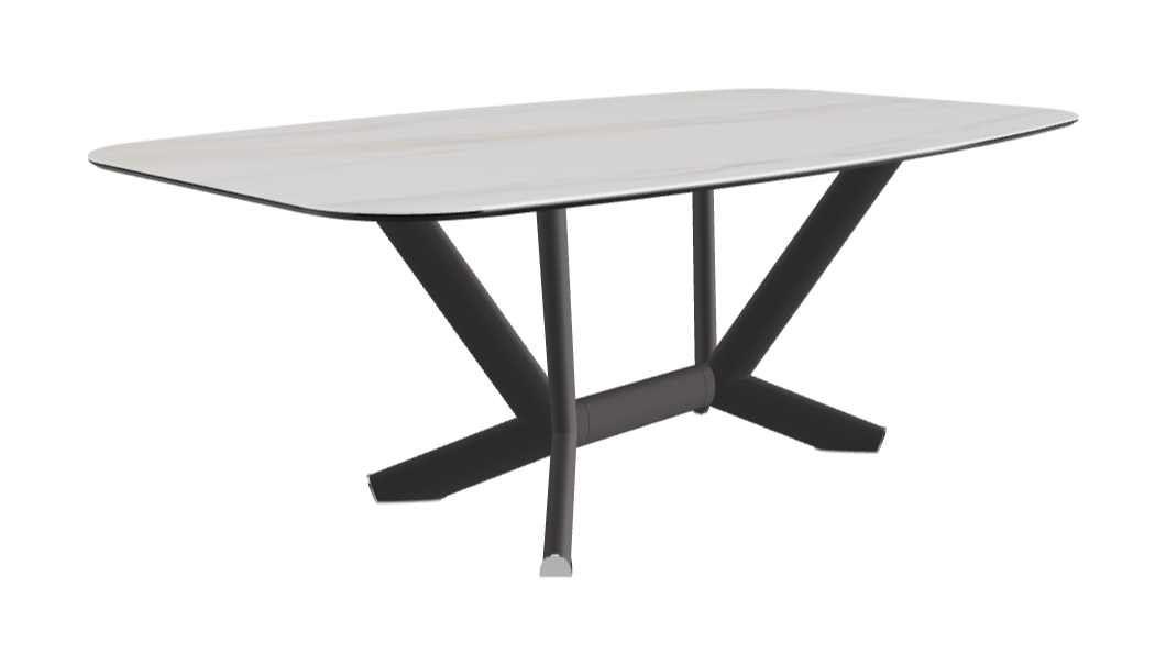 Cattelan Italia Planer Keramik Barrel Shaped Dining Table 200 & 240