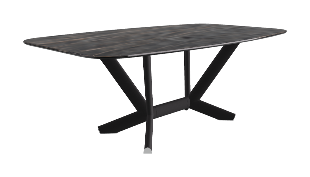 Cattelan Italia Planer Keramik Barrel Shaped Dining Table 200 & 240
