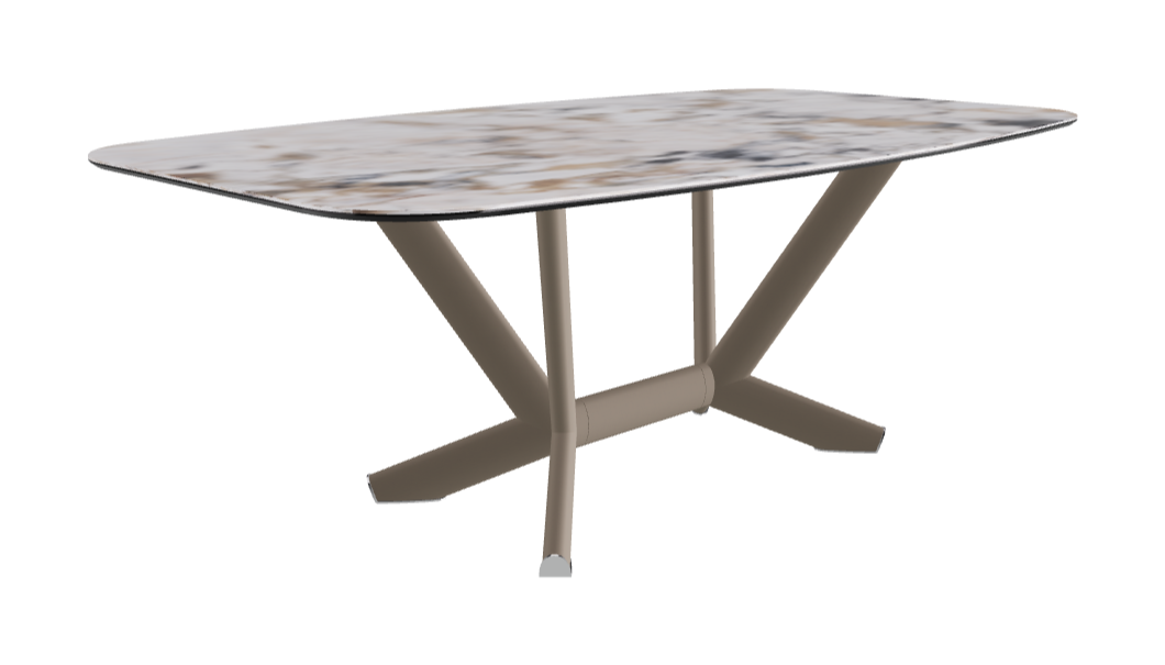 Cattelan Italia Planer Keramik Barrel Shaped Dining Table 200 & 240