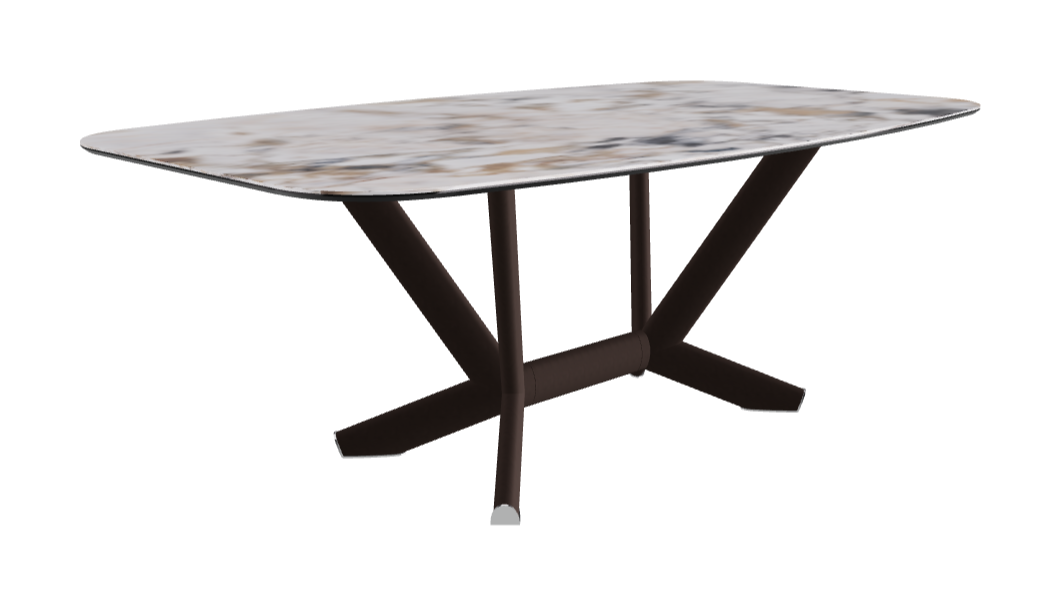 Cattelan Italia Planer Keramik Barrel Shaped Dining Table 200 & 240