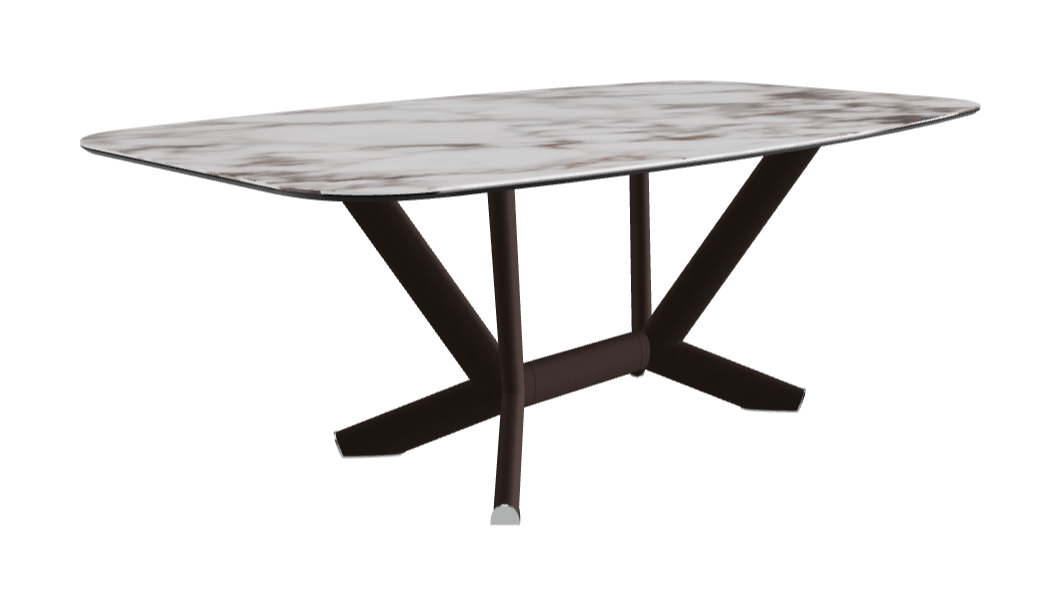 Cattelan Italia Planer Keramik Barrel Shaped Dining Table 200 & 240