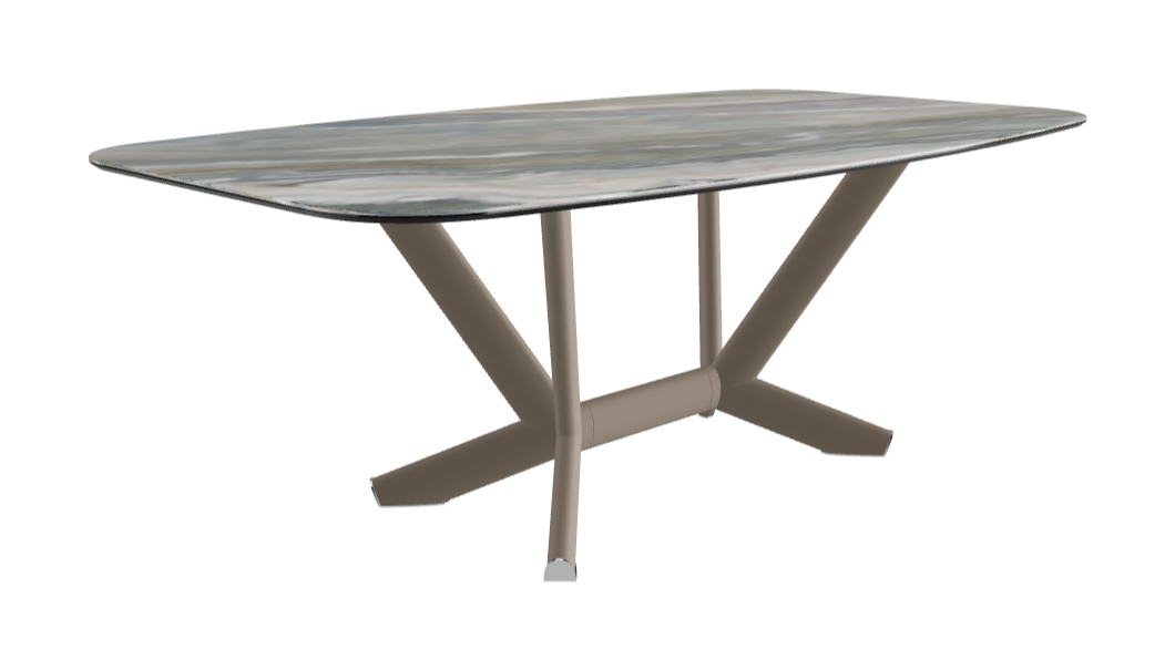 Cattelan Italia Planer Keramik Barrel Shaped Dining Table 200 & 240