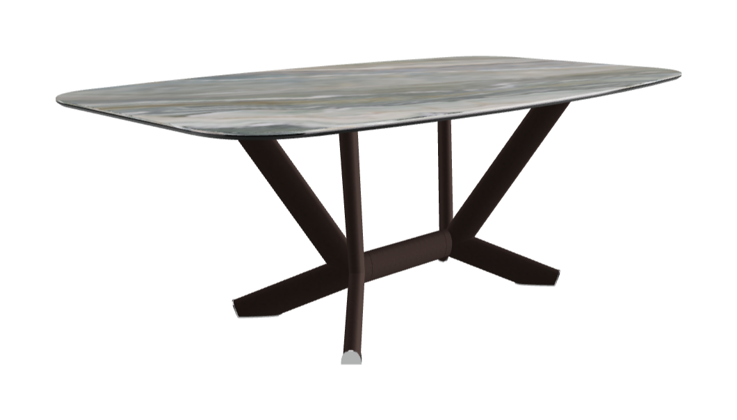 Cattelan Italia Planer Keramik Barrel Shaped Dining Table 200 & 240