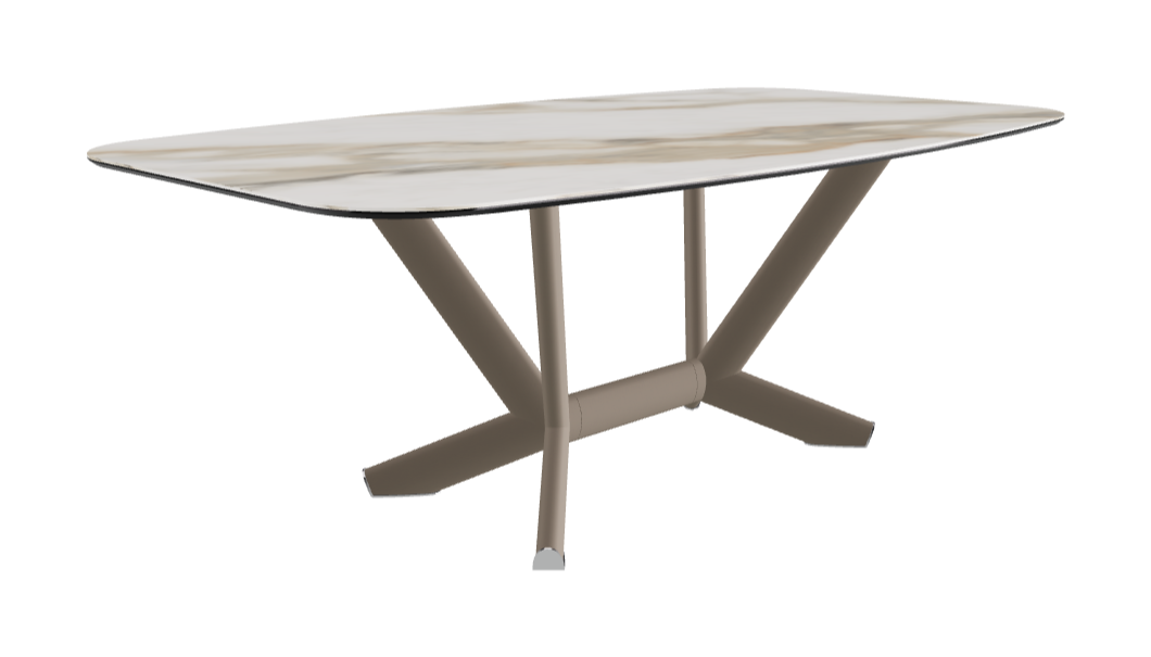 Cattelan Italia Planer Keramik Barrel Shaped Dining Table 200 & 240