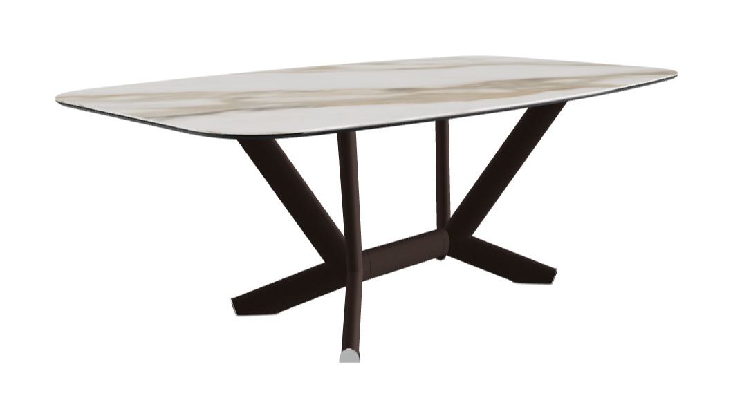 Cattelan Italia Planer Keramik Barrel Shaped Dining Table 200 & 240