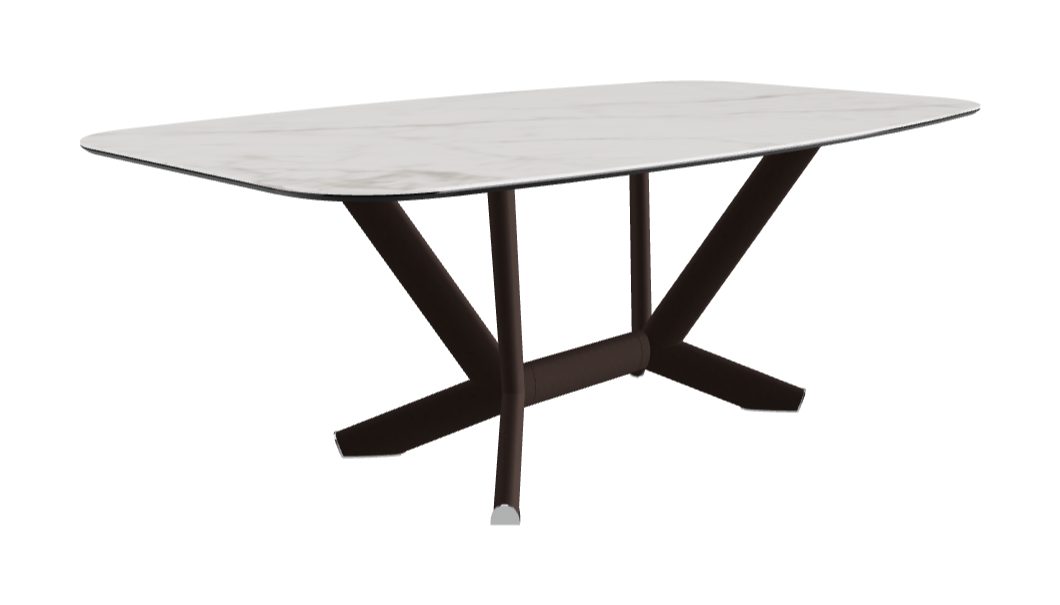 Cattelan Italia Planer Keramik Barrel Shaped Dining Table 200 & 240