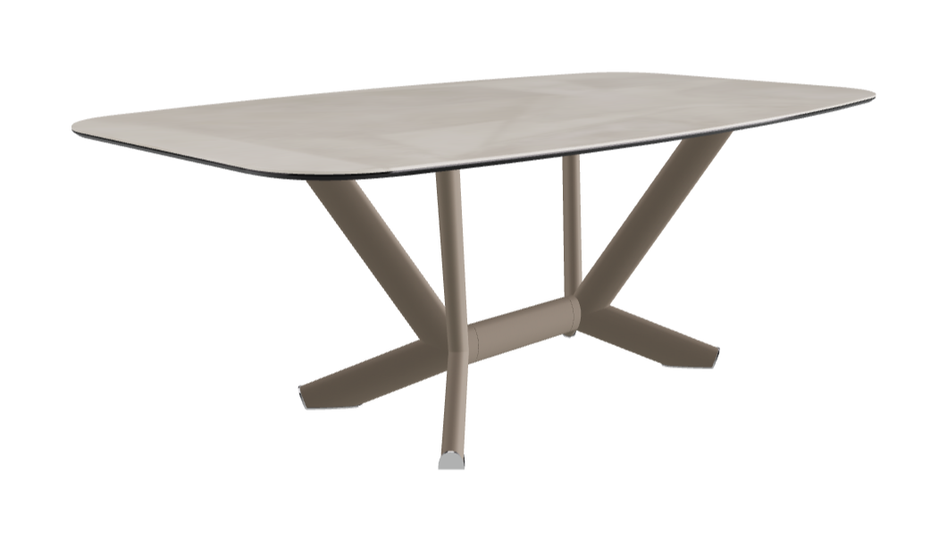 Cattelan Italia Planer Keramik Barrel Shaped Dining Table 200 & 240