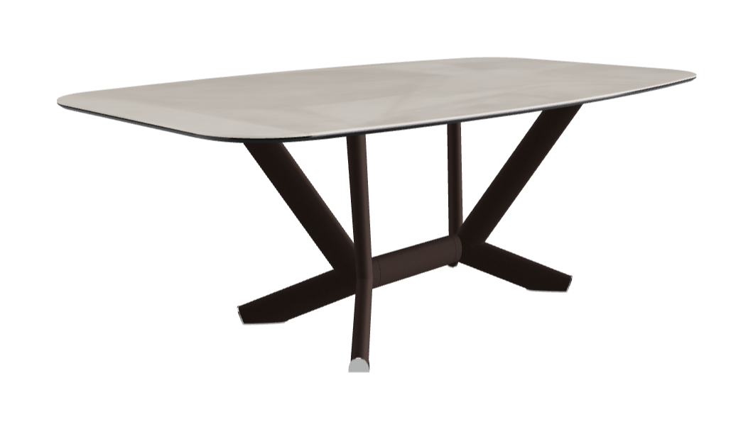 Cattelan Italia Planer Keramik Barrel Shaped Dining Table 200 & 240