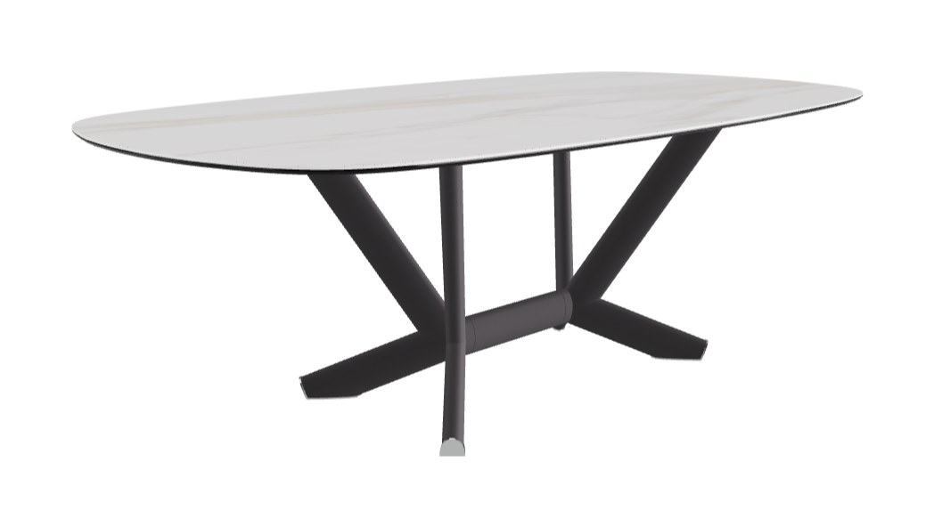 Cattelan Italia Planer Keramik Rectangular & Biscuit Shaped Dining Table 220 & 300