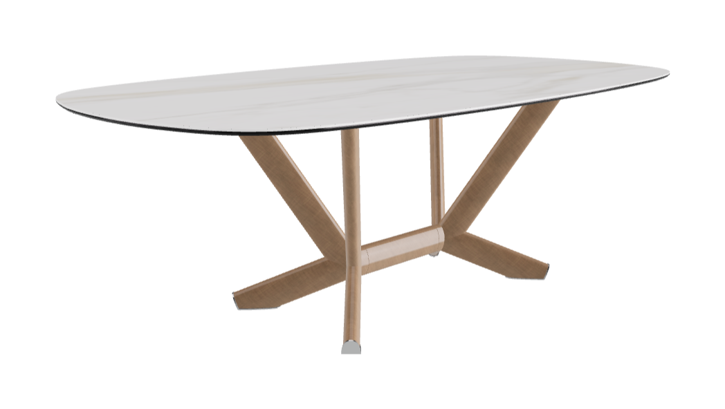 Cattelan Italia Planer Keramik Rectangular & Biscuit Shaped Dining Table 220 & 300