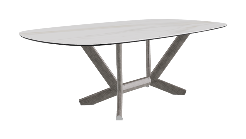 Cattelan Italia Planer Keramik Rectangular & Biscuit Shaped Dining Table 220 & 300