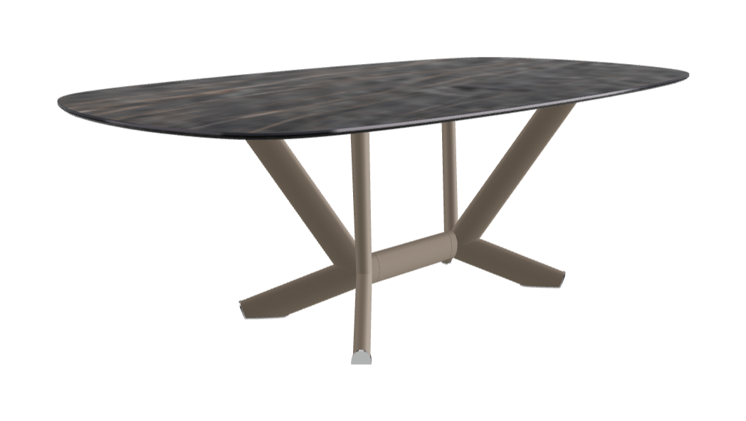 Cattelan Italia Planer Keramik Rectangular & Biscuit Shaped Dining Table 220 & 300