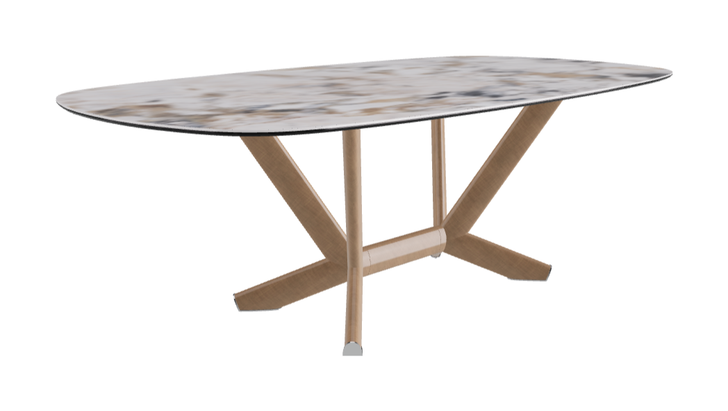 Cattelan Italia Planer Keramik Rectangular & Biscuit Shaped Dining Table 220 & 300