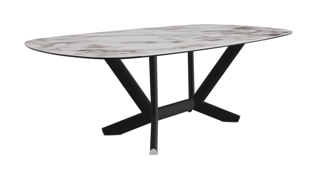 Cattelan Italia Planer Keramik Rectangular & Biscuit Shaped Dining Table 220 & 300