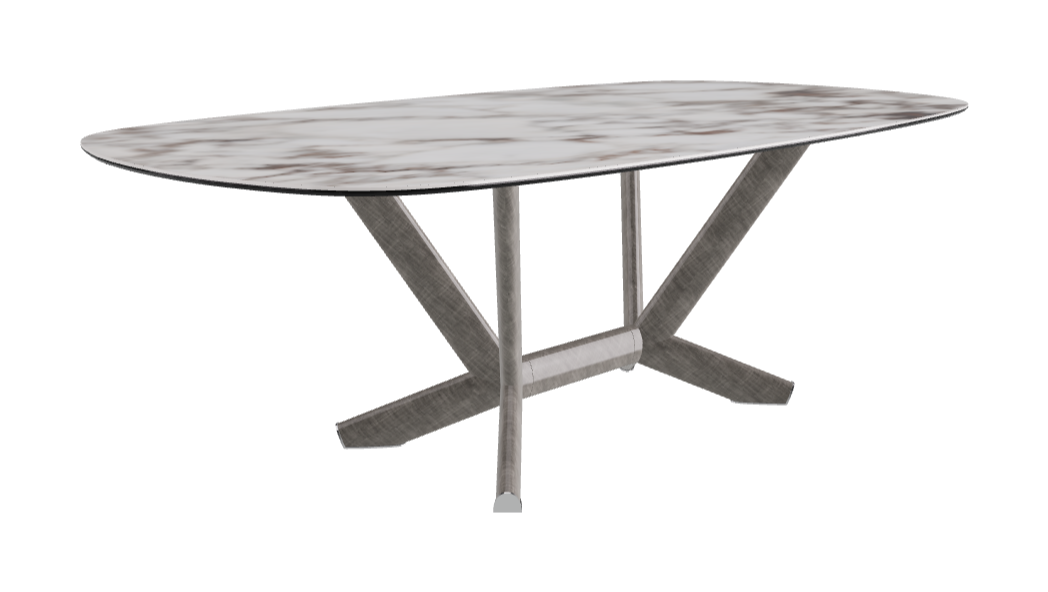 Cattelan Italia Planer Keramik Rectangular & Biscuit Shaped Dining Table 220 & 300