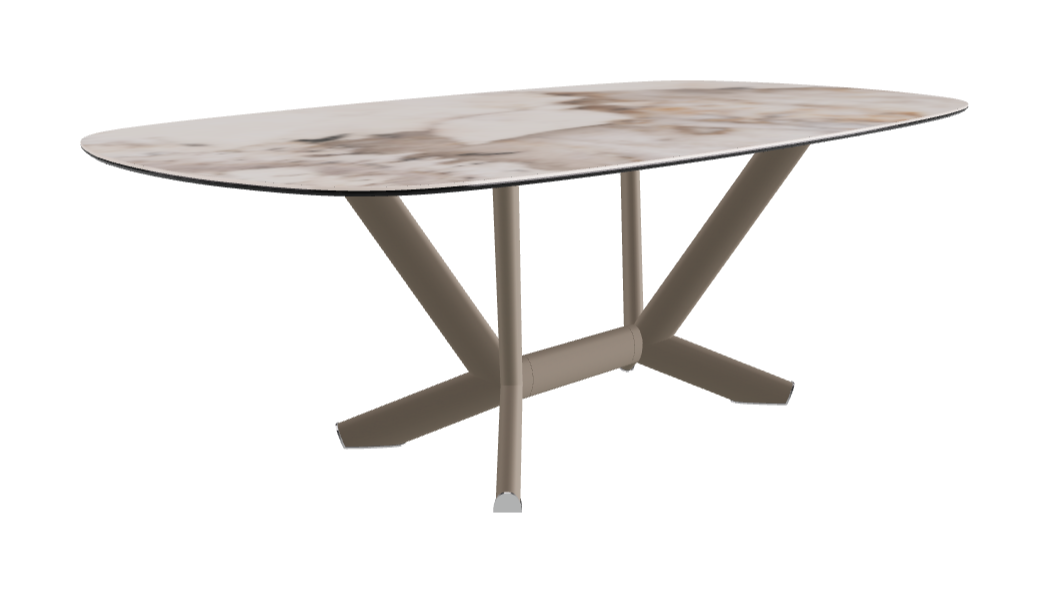 Cattelan Italia Planer Keramik Rectangular & Biscuit Shaped Dining Table 220 & 300