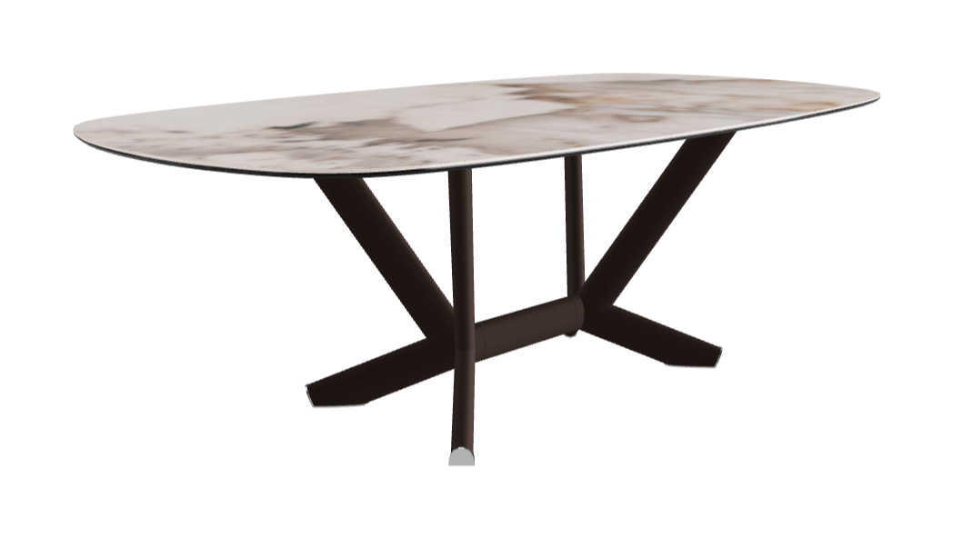 Cattelan Italia Planer Keramik Rectangular & Biscuit Shaped Dining Table 220 & 300