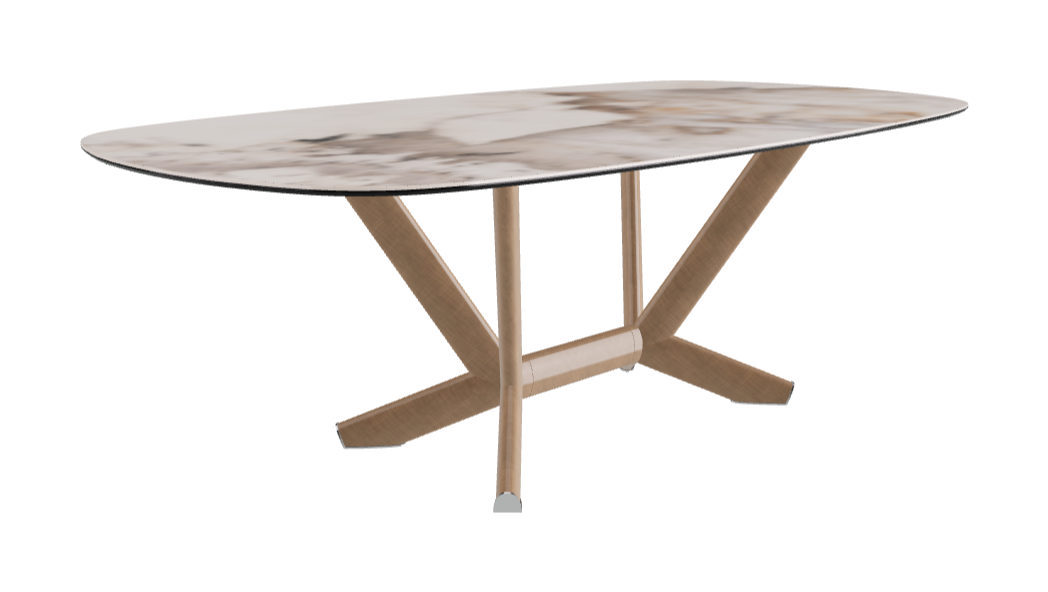 Cattelan Italia Planer Keramik Rectangular & Biscuit Shaped Dining Table 220 & 300
