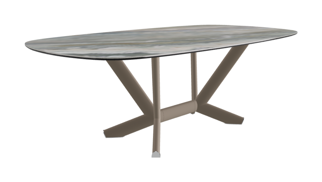 Cattelan Italia Planer Keramik Rectangular & Biscuit Shaped Dining Table 220 & 300