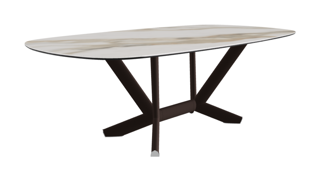 Cattelan Italia Planer Keramik Rectangular & Biscuit Shaped Dining Table 220 & 300