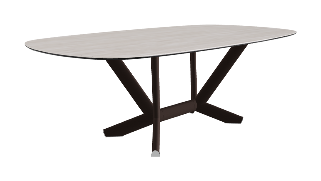 Cattelan Italia Planer Keramik Rectangular & Biscuit Shaped Dining Table 220 & 300