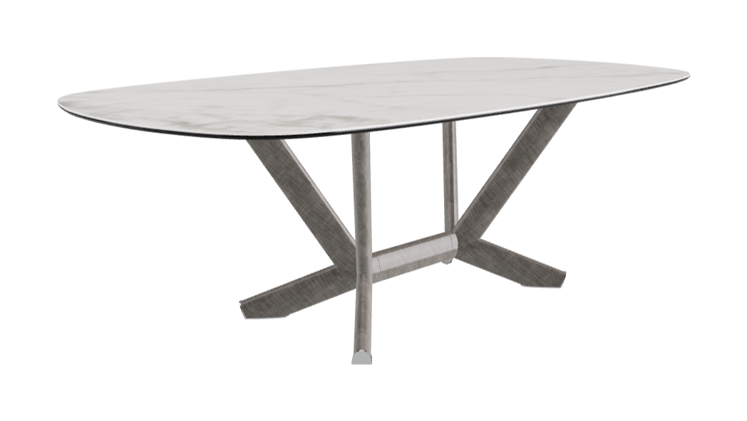 Cattelan Italia Planer Keramik Rectangular & Biscuit Shaped Dining Table 220 & 300