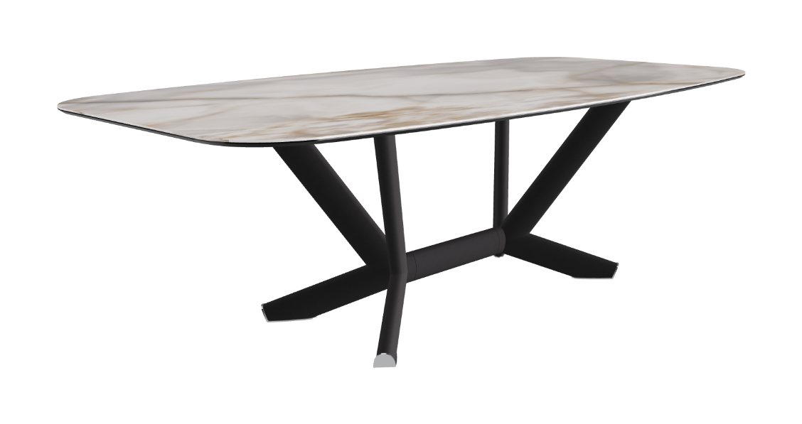 Cattelan Italia Planer Keramik Barrel Shaped Dining Table 200 & 240