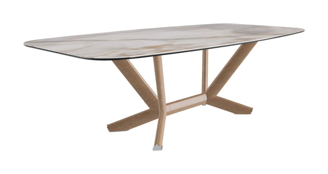 Cattelan Italia Planer Keramik Barrel Shaped Dining Table 200 & 240