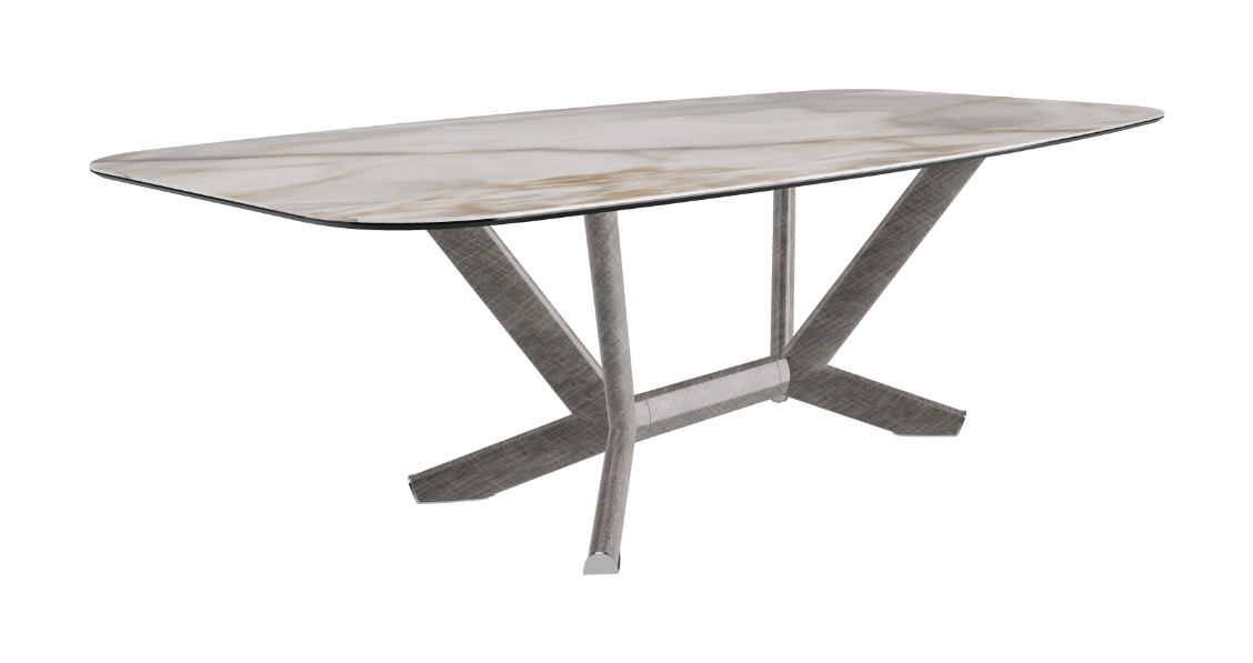 Cattelan Italia Planer Keramik Barrel Shaped Dining Table 200 & 240