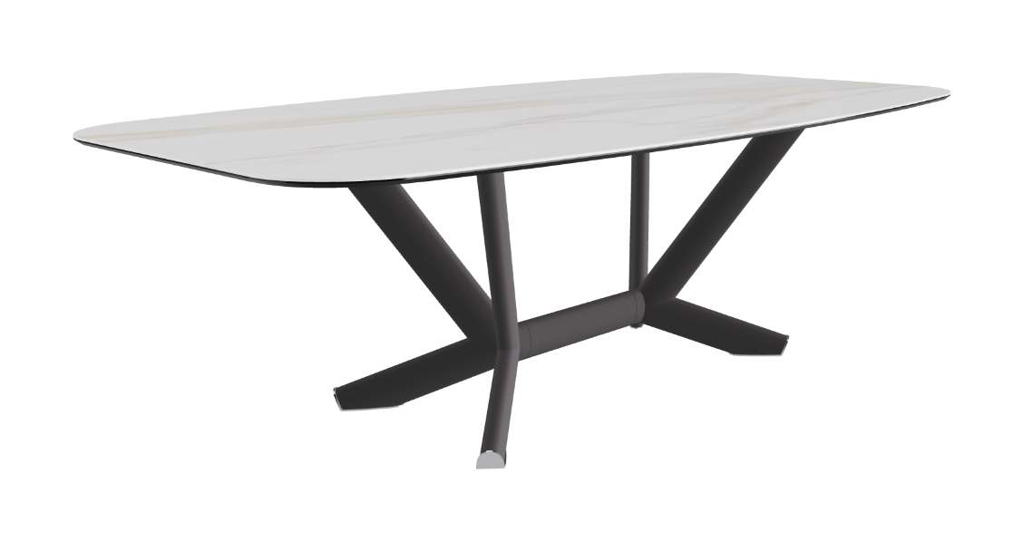 Cattelan Italia Planer Keramik Barrel Shaped Dining Table 200 & 240