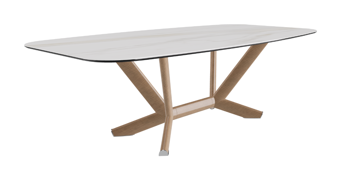 Cattelan Italia Planer Keramik Barrel Shaped Dining Table 200 & 240