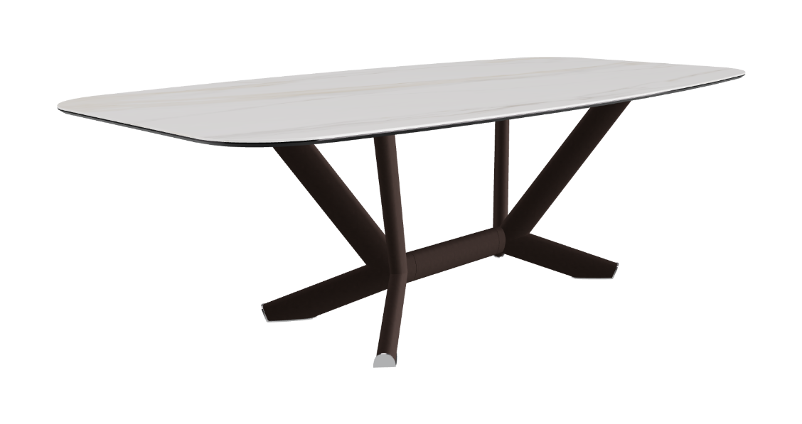 Cattelan Italia Planer Keramik Barrel Shaped Dining Table 200 & 240