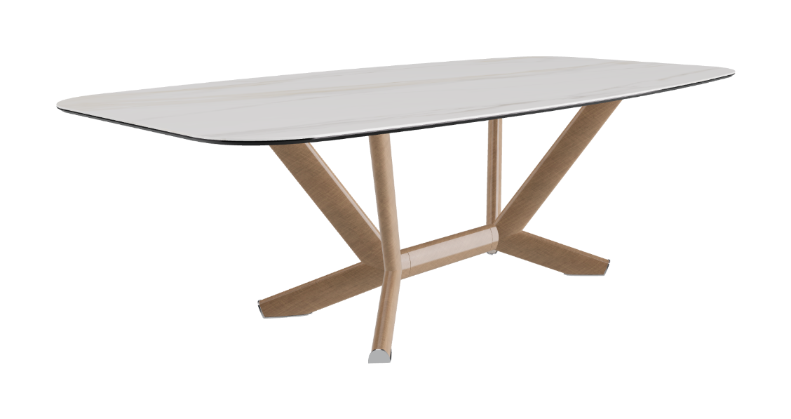 Cattelan Italia Planer Keramik Barrel Shaped Dining Table 200 & 240