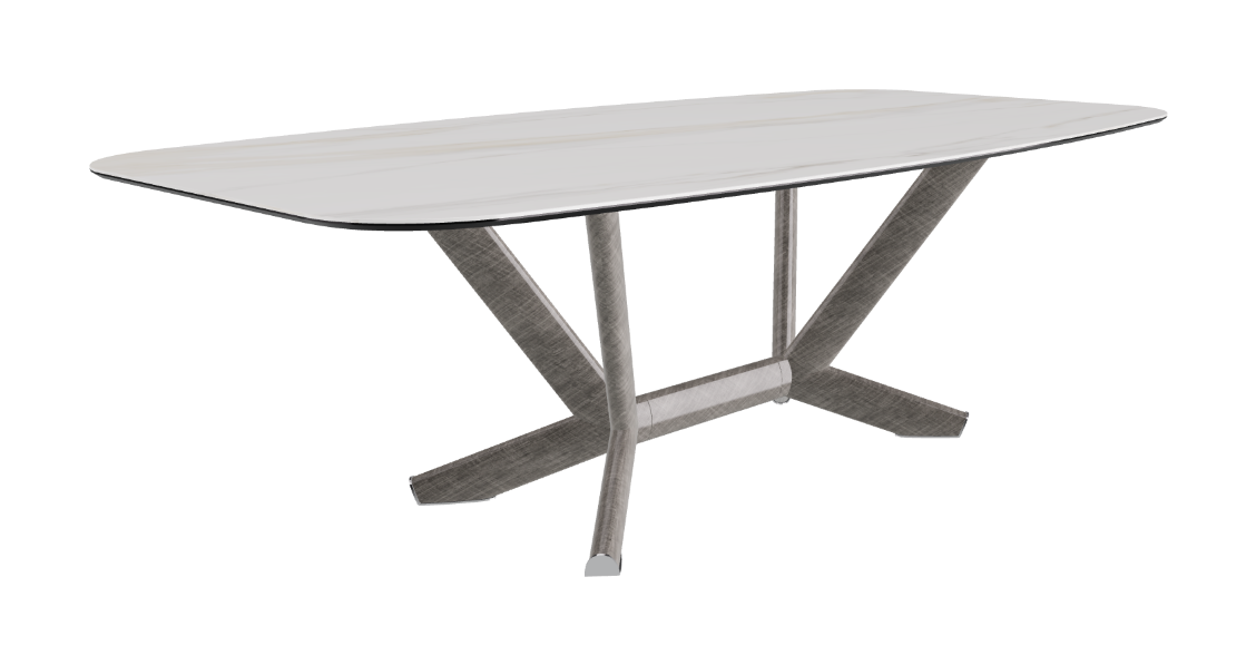Cattelan Italia Planer Keramik Barrel Shaped Dining Table 200 & 240