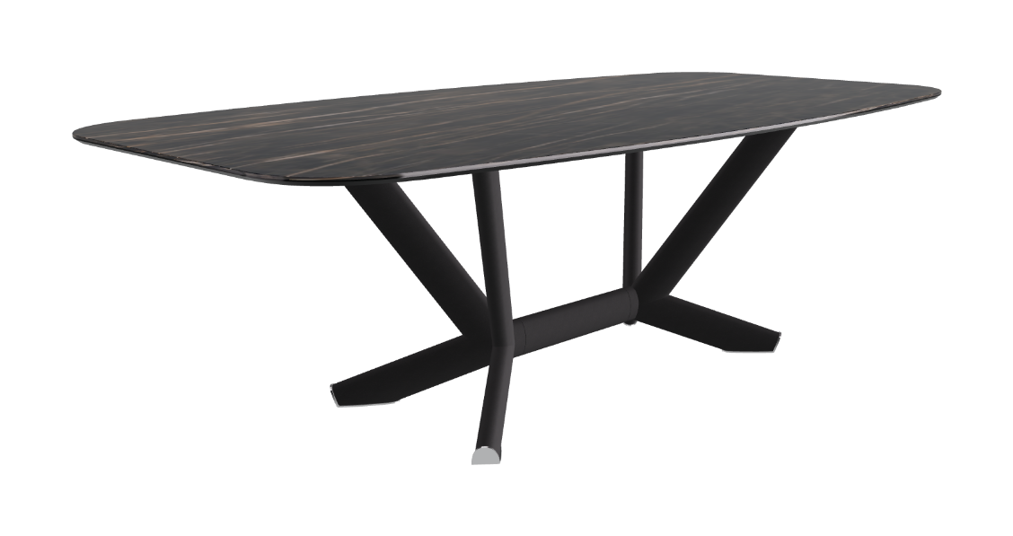 Cattelan Italia Planer Keramik Barrel Shaped Dining Table 200 & 240