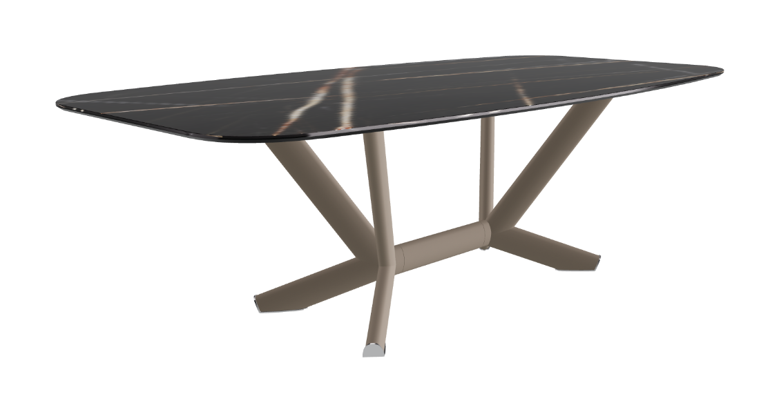 Cattelan Italia Planer Keramik Barrel Shaped Dining Table 200 & 240