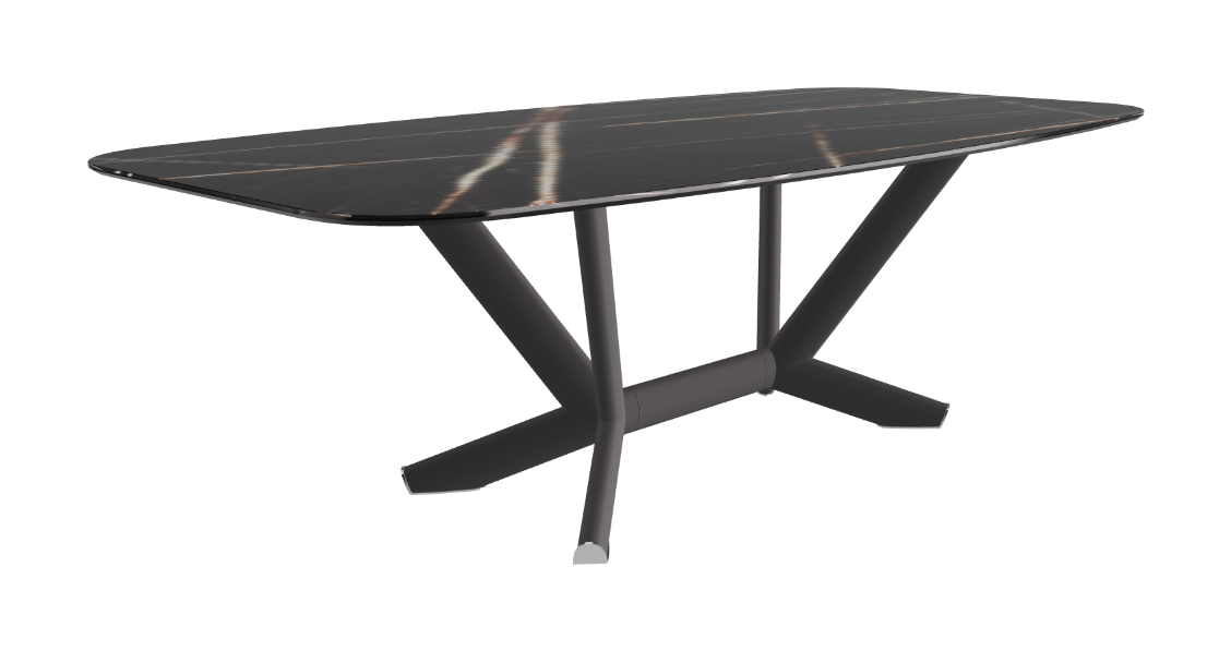 Cattelan Italia Planer Keramik Barrel Shaped Dining Table 200 & 240