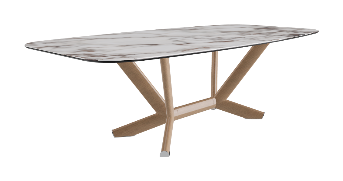 Cattelan Italia Planer Keramik Barrel Shaped Dining Table 200 & 240